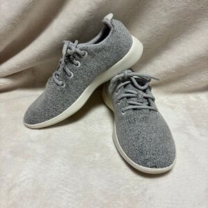 Allbirds Mens Wool Runners Shoes Size 9 Dapple Grey Lace Up Sneakers Merino Wool